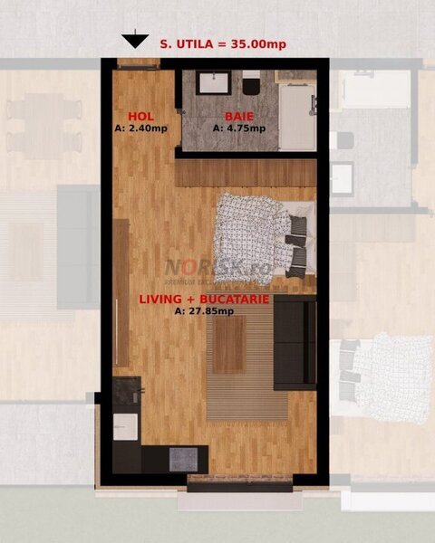 Dobroesti Direct Dezvoltator - Garsoniera moderna in Dobroesti, aproape de Bucuresti